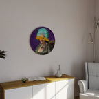 BAROQUE CHIC Round Wall Art
