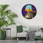 BAROQUE CHIC Round Wall Art
