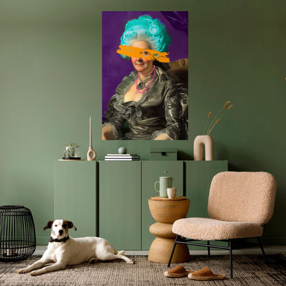 BAROQUE CHIC vertikal poster med självhäftande mönster