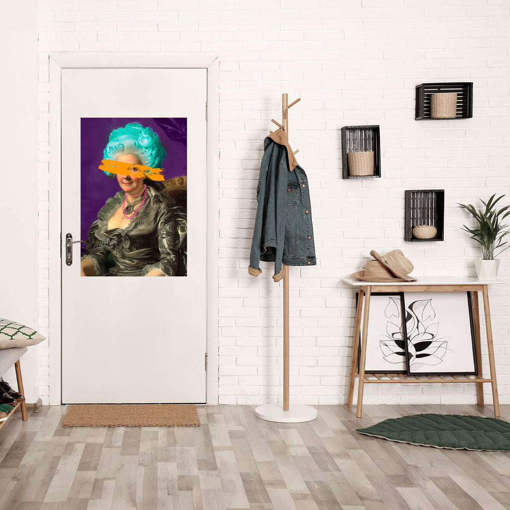 BAROQUE CHIC vertikal poster med självhäftande mönster