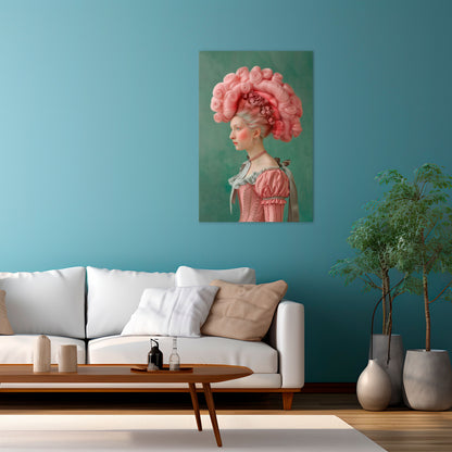 BAROQUE FUSION Vertical Canvas Print