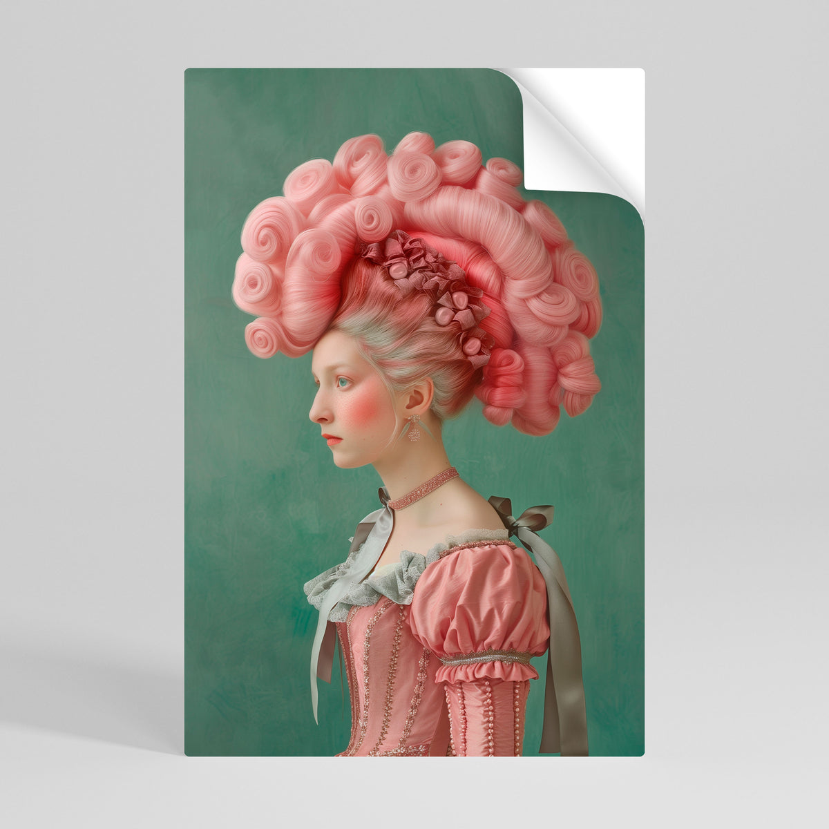 BAROQUE FUSION Peel and Stick Vertical Poster