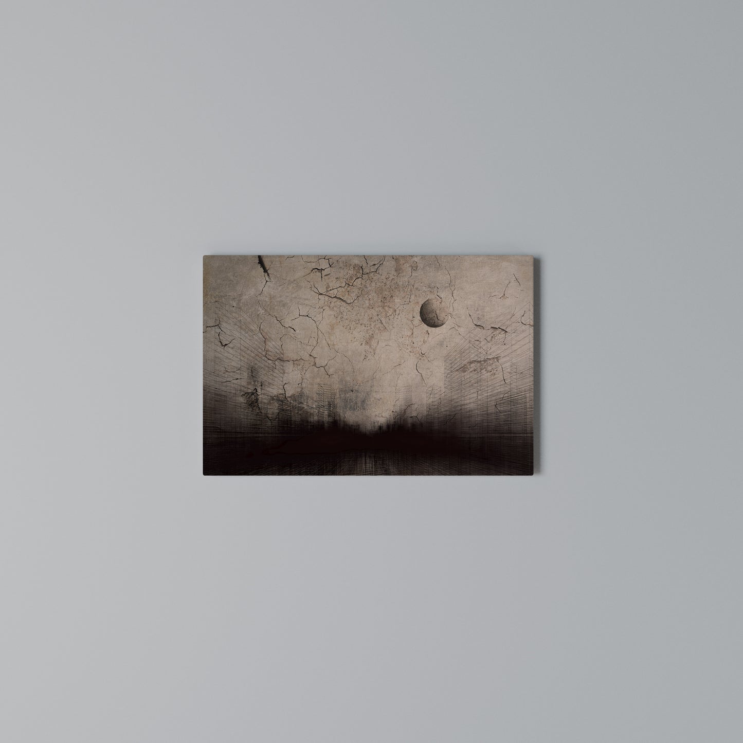 MOONBEAM THOUGHTS Horizontal Canvas Print