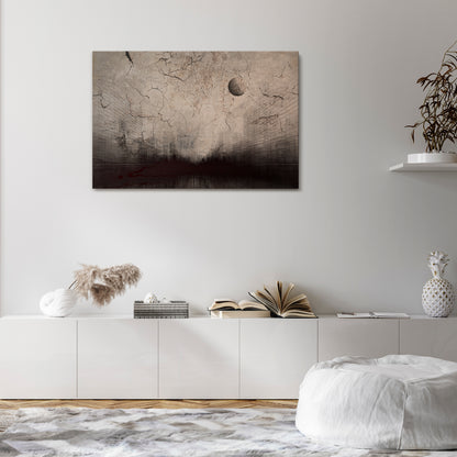 MOONBEAM THOUGHTS Horizontal Canvas Print