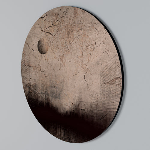 MOONBEAM THOUGHTS Round Wall Art