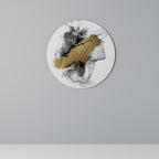 GILDED BLINDNESS Round Wall Art