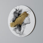 GILDED BLINDNESS Round Wall Art