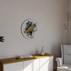 GILDED BLINDNESS Round Wall Art