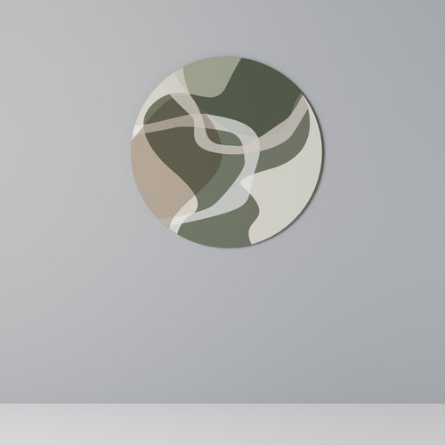 Rund väggdekoration ART OF GREEN