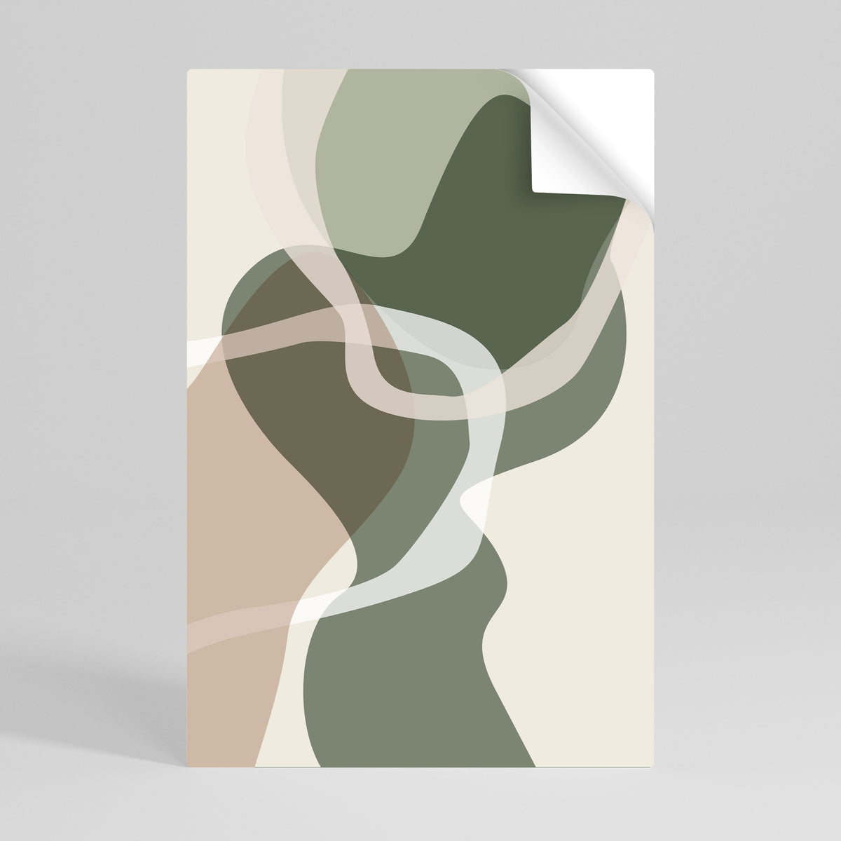 ART OF GREEN Självhäftande Vertikal Poster