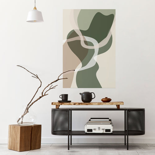 ART OF GREEN vertikal poster med självhäftande text