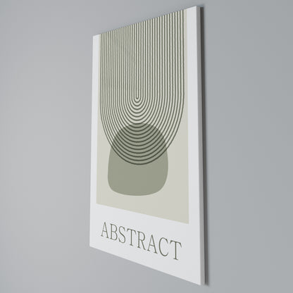 GREEN ABSTRACT Vertical Canvas Print