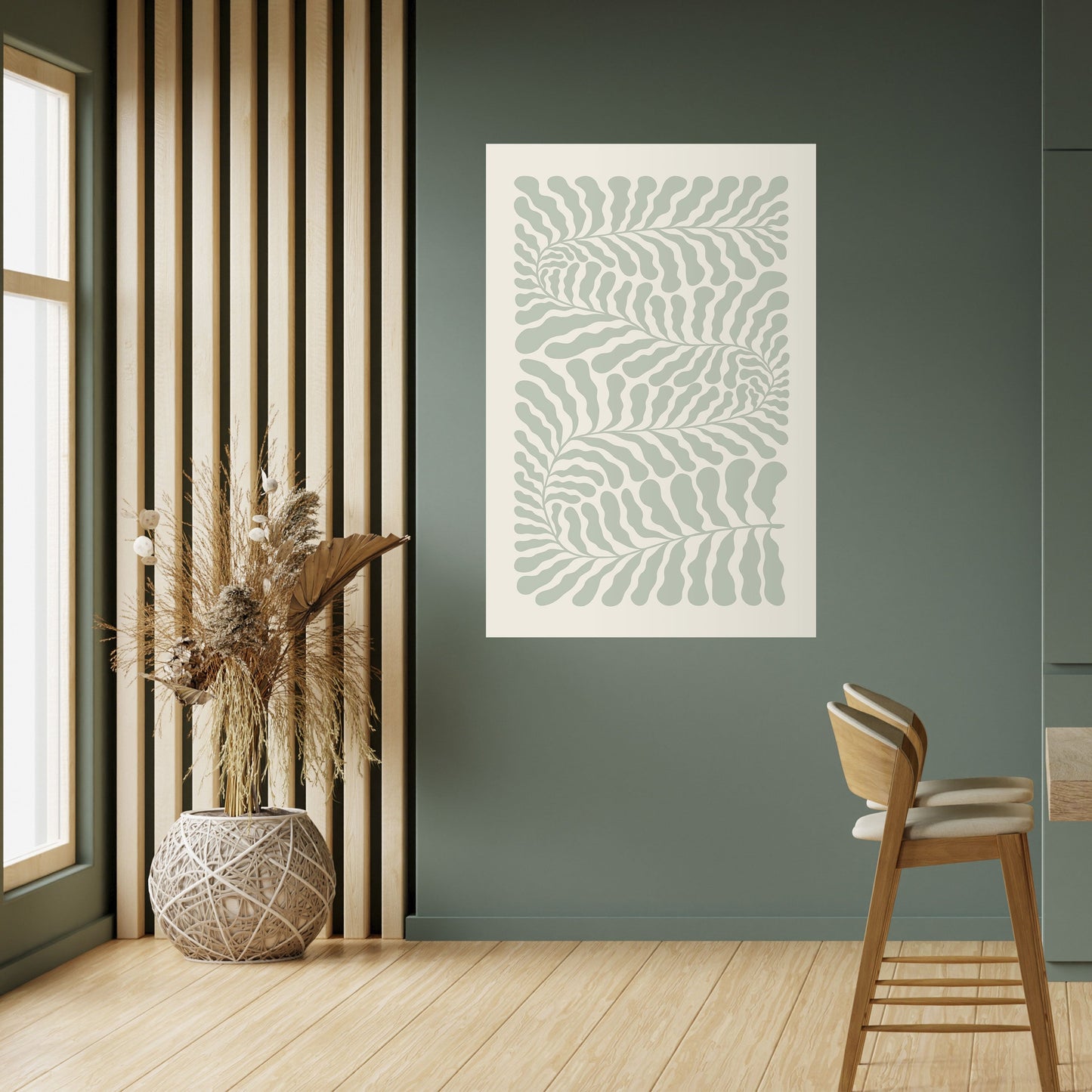 VERDURE LABIRYNTH Peel and Stick Vertical Poster