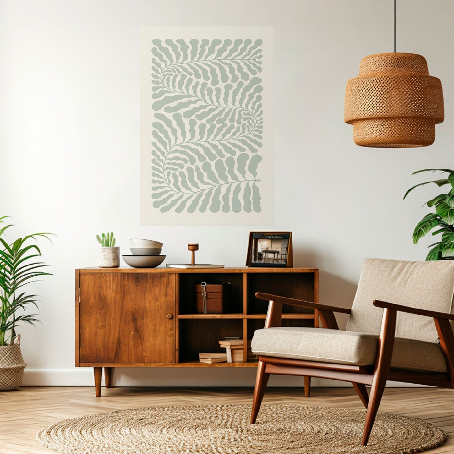 VERDURE LABIRYNTH Peel and Stick Vertical Poster