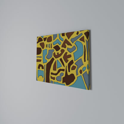 ASSYMETRICAL HARMONY Horizontal Canvas Print
