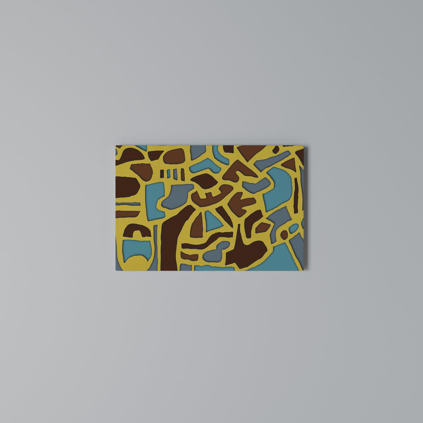 ASSYMETRICAL HARMONY Horizontal Canvas Print