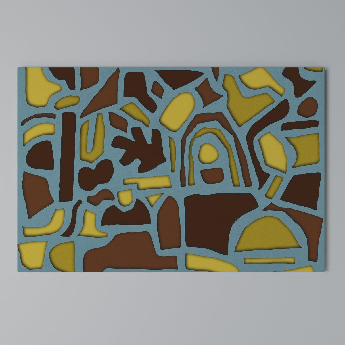 SHAPE EXTRAVAGANZA Horizontal Canvas Print