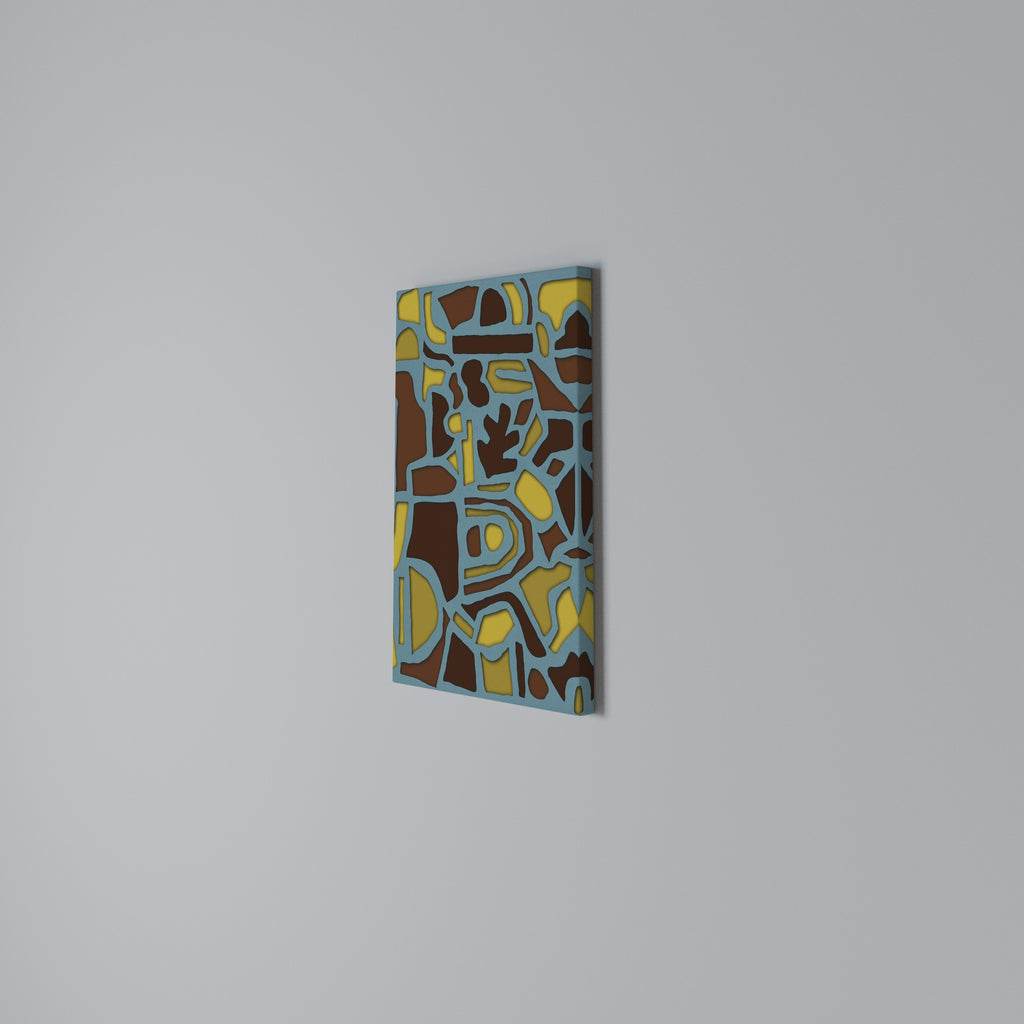 SHAPE EXTRAVAGANZA Vertical Canvas Print