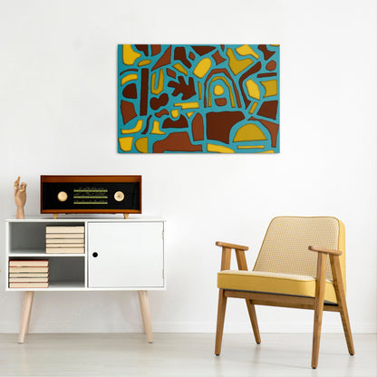 SHAPE EXTRAVAGANZA Horizontal Canvas Print