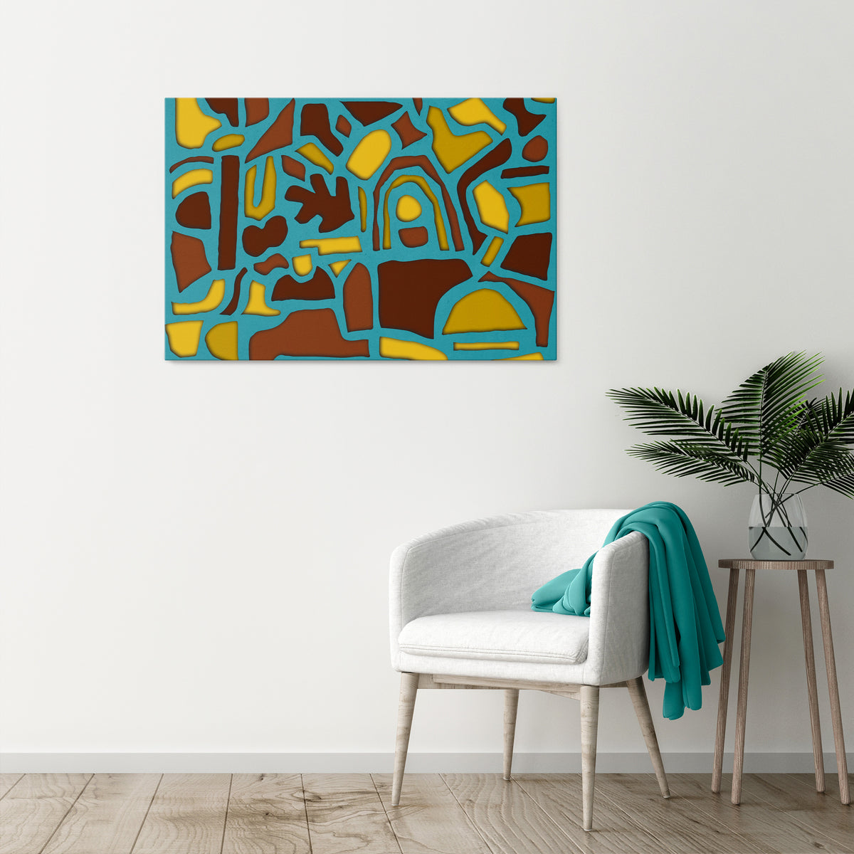 SHAPE EXTRAVAGANZA Horizontal Canvas Print