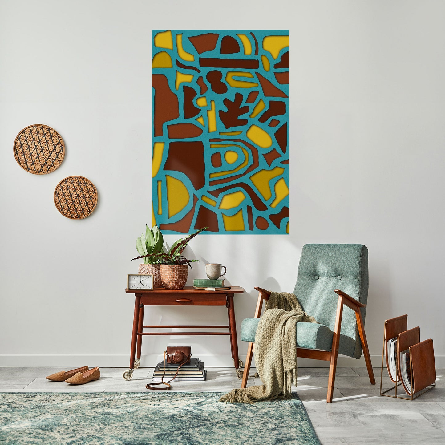 SHAPE EXTRAVAGANZA Peel and Stick Vertical Poster
