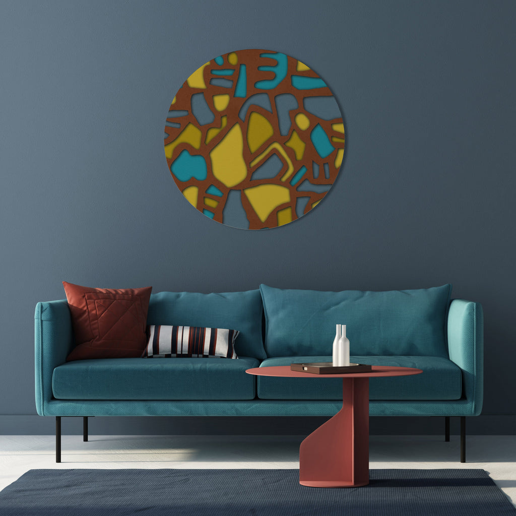 FORM SHUFFLE Rund Väggdekoration