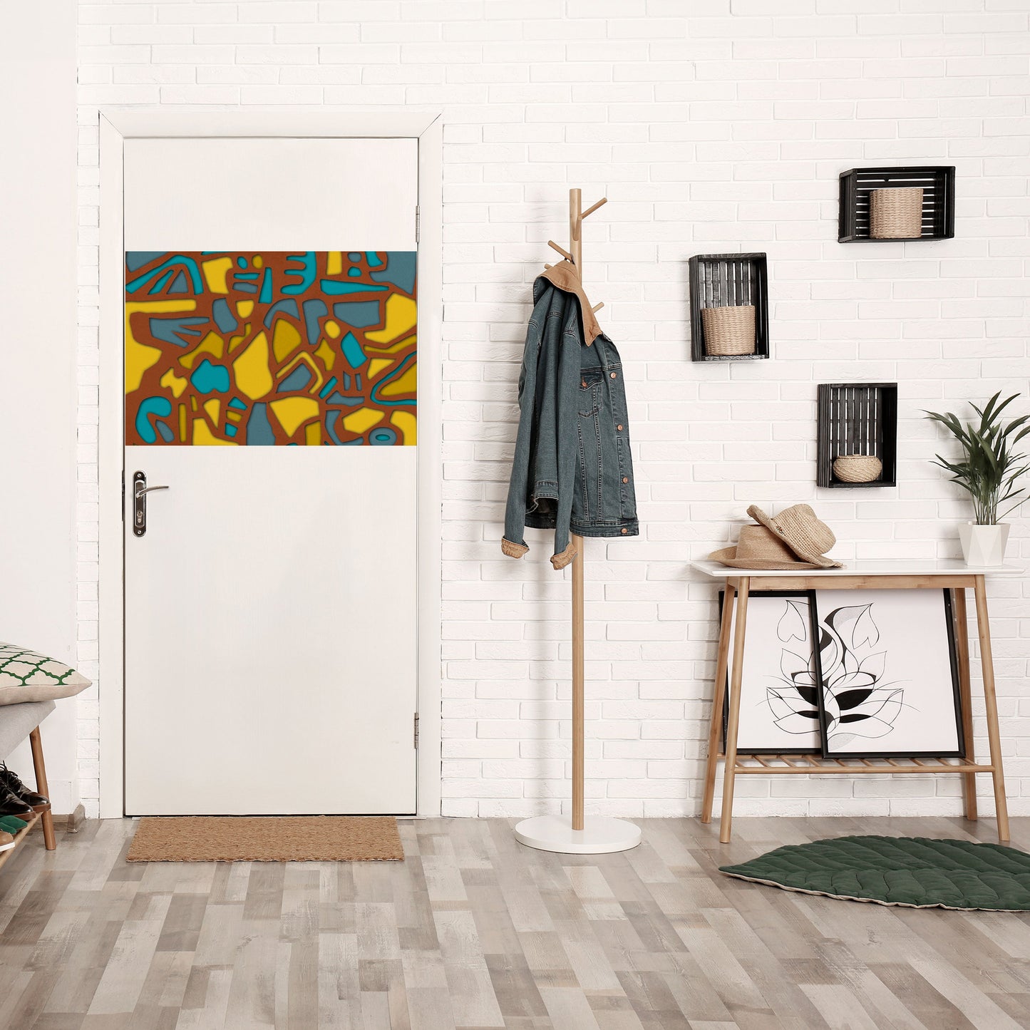FORM SHUFFLE Peel and Stick Horizontal Poster