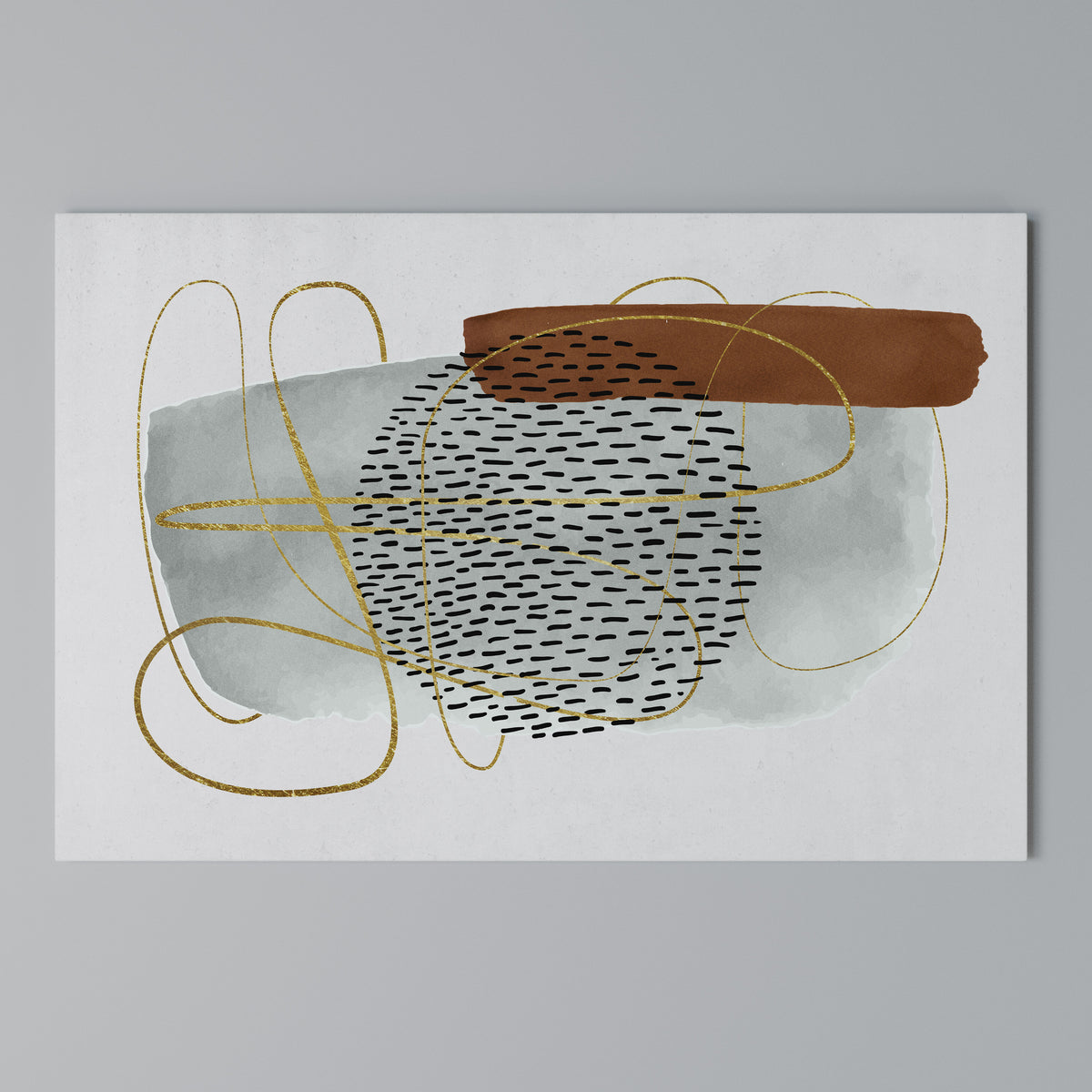 WRAPPED IN FORM Horizontal Canvas Print