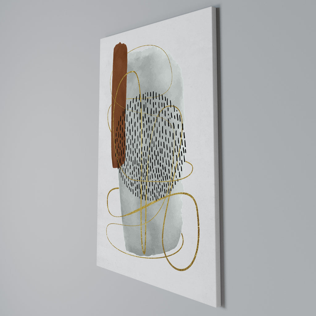 WRAPPED IN FORM Vertical Canvas Print