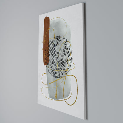 WRAPPED IN FORM Vertical Canvas Print