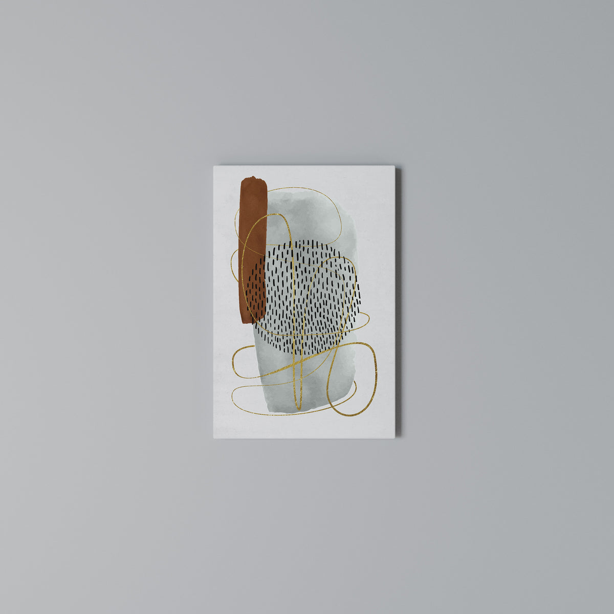 WRAPPED IN FORM Vertical Canvas Print