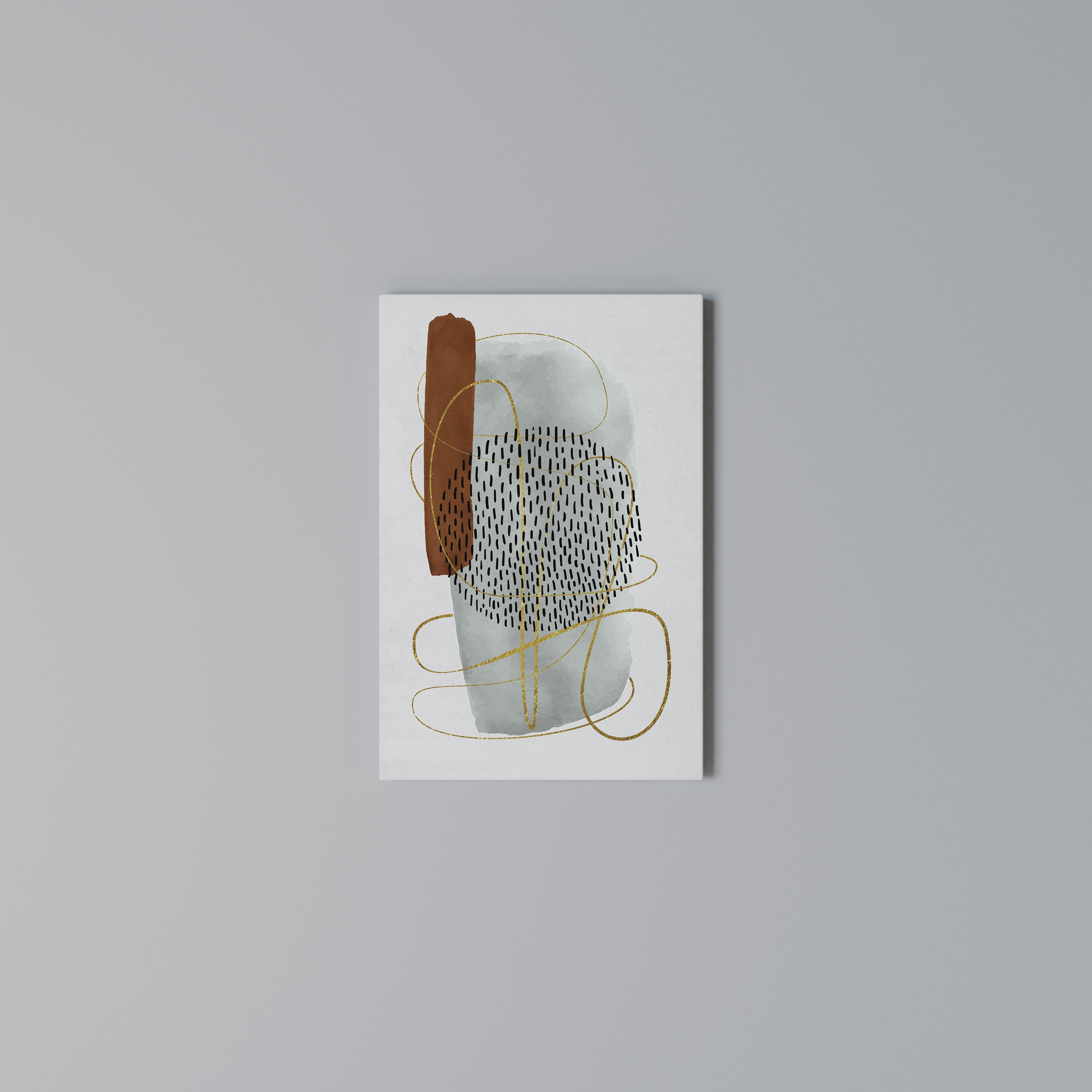 WRAPPED IN FORM Vertical Canvas Print