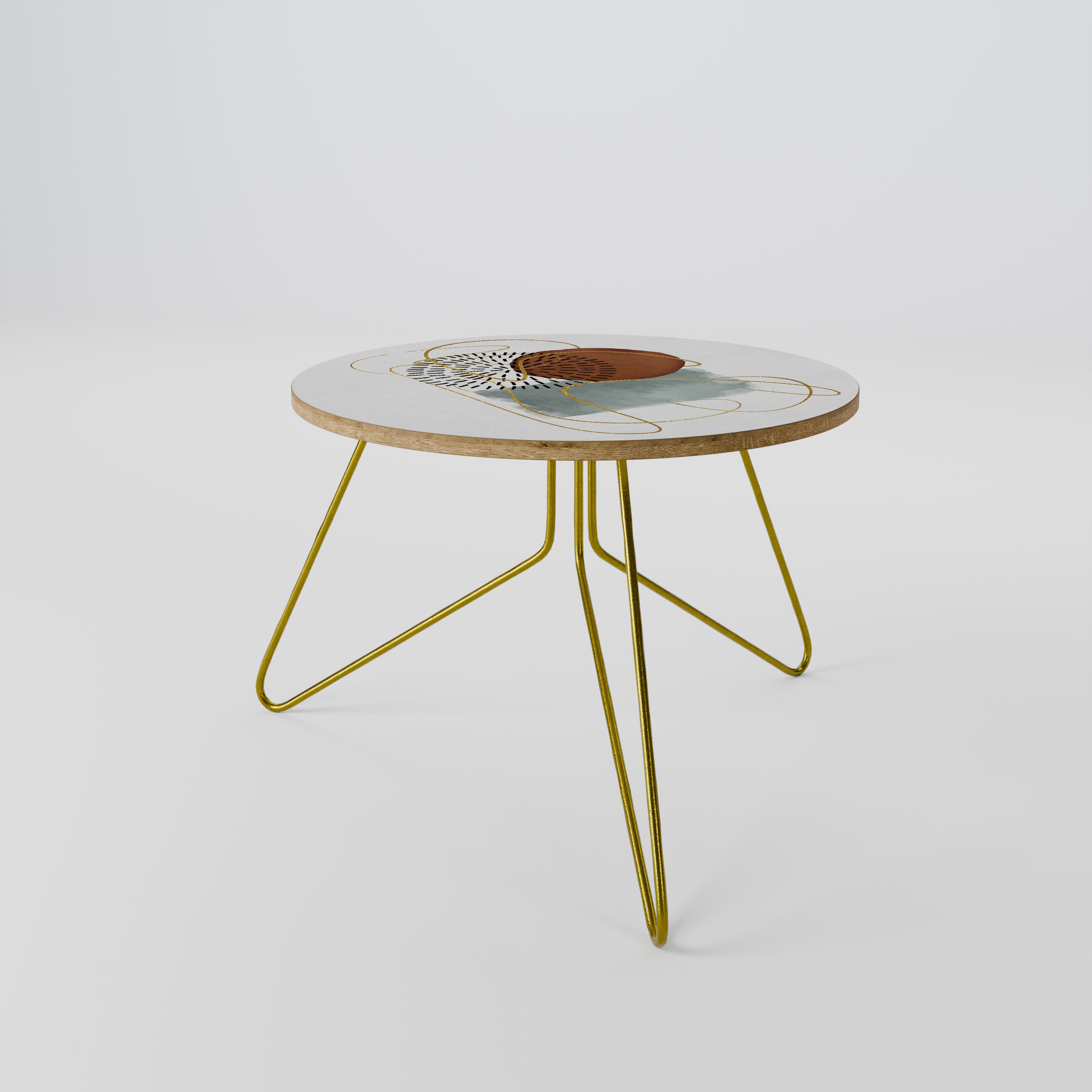 Soffbord i inlindat form