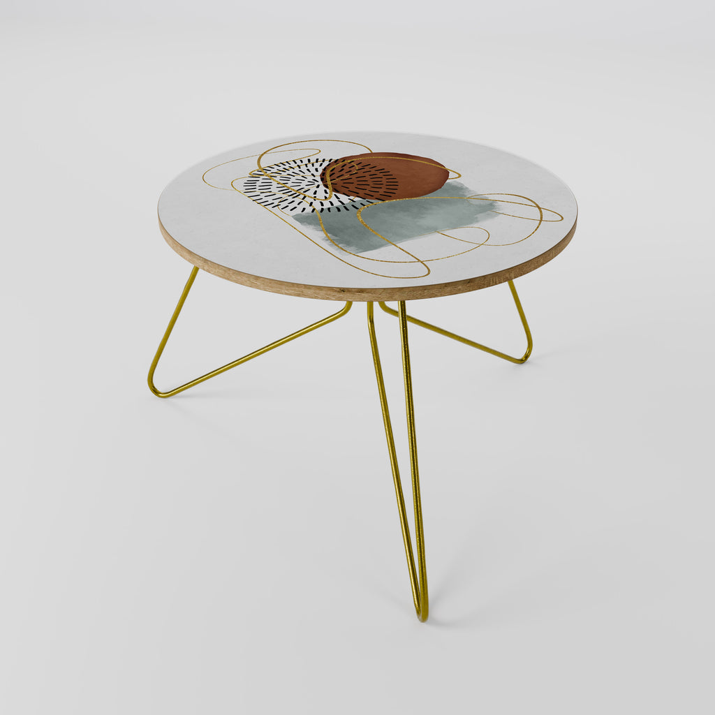 Soffbord i inlindat form