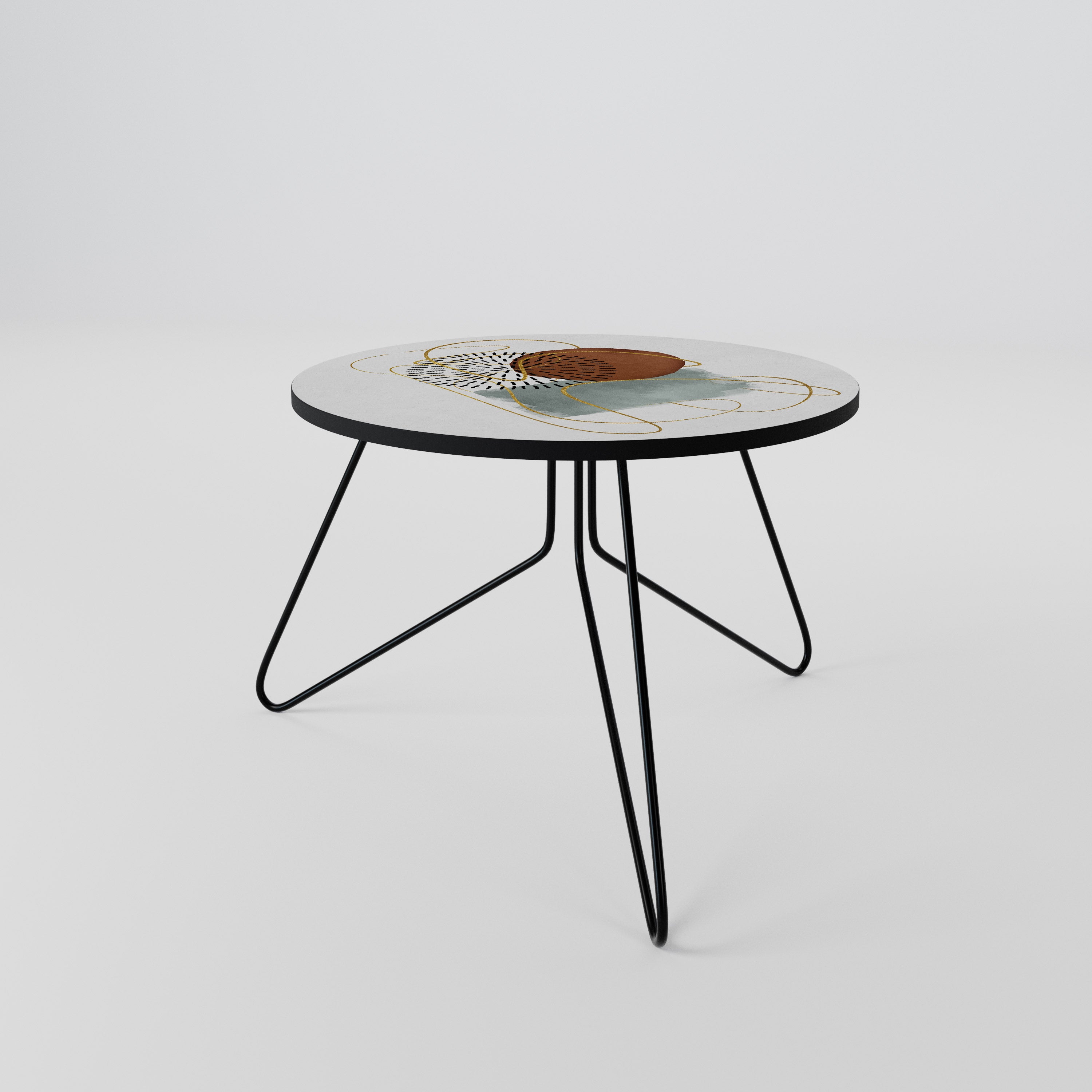 Soffbord i inlindat form