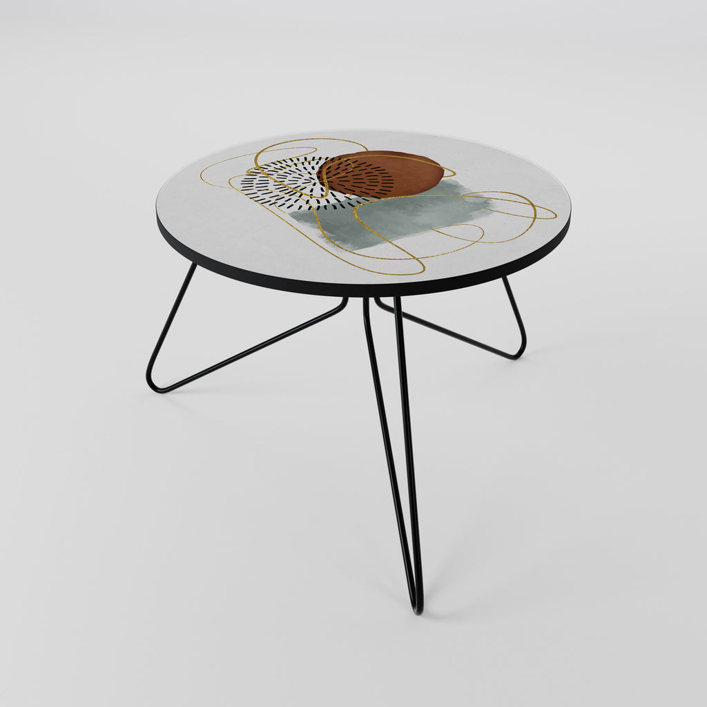 Soffbord i inlindat form