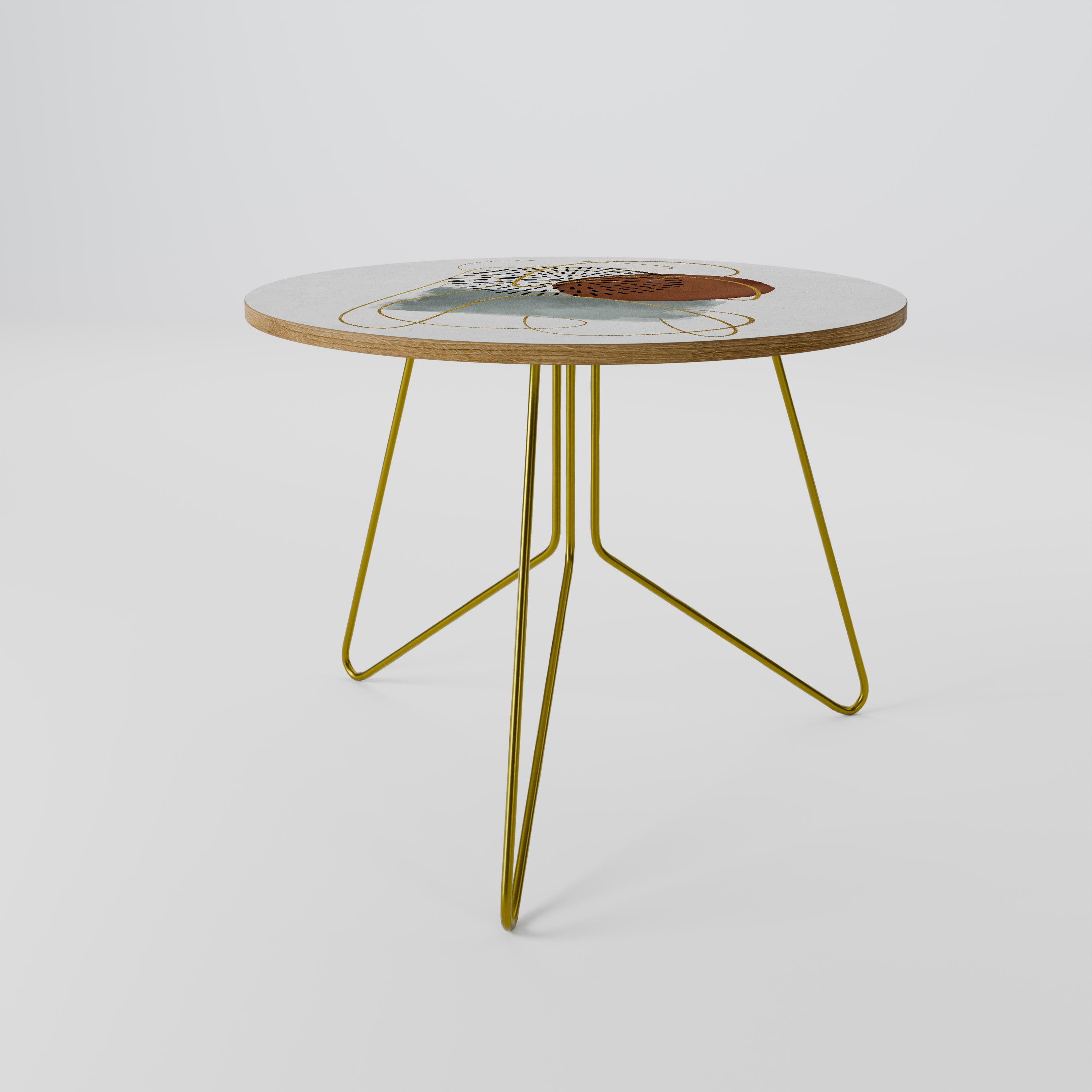 Soffbord i inlindat form