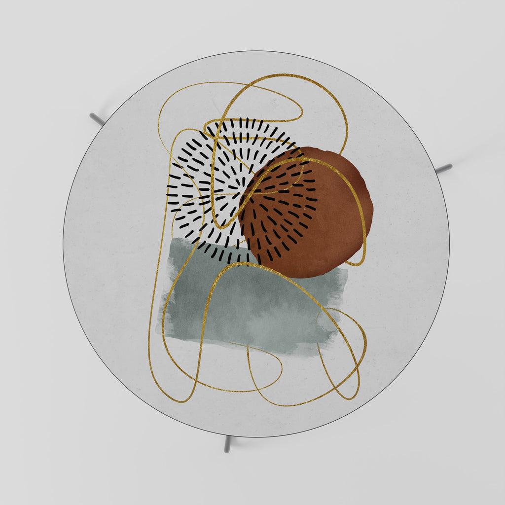 Soffbord i inlindat form