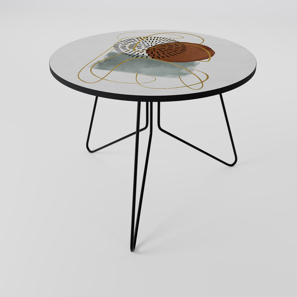 Soffbord i inlindat form