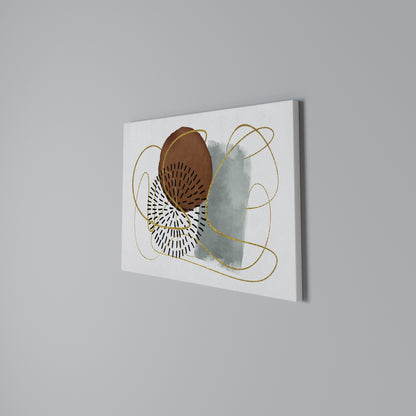 WRAPPED IN SHAPE Horizontal Canvas Print