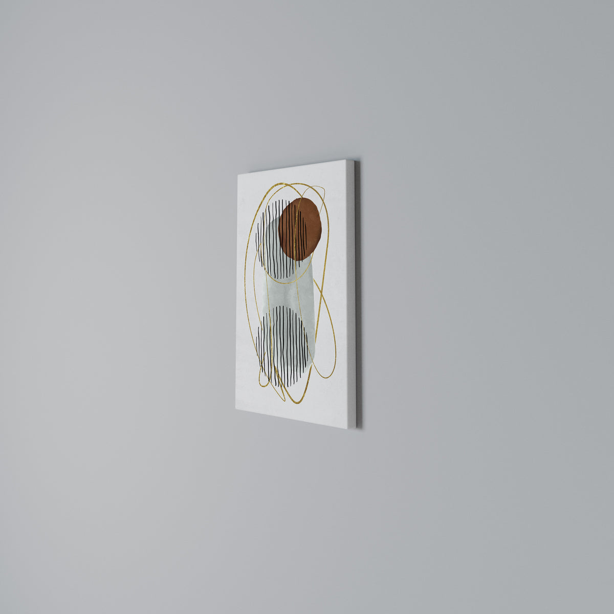 WRAPPED IN MOULD Vertical Canvas Print