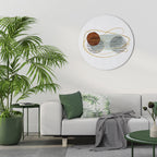 WRAPPED IN MOULD Round Wall Art