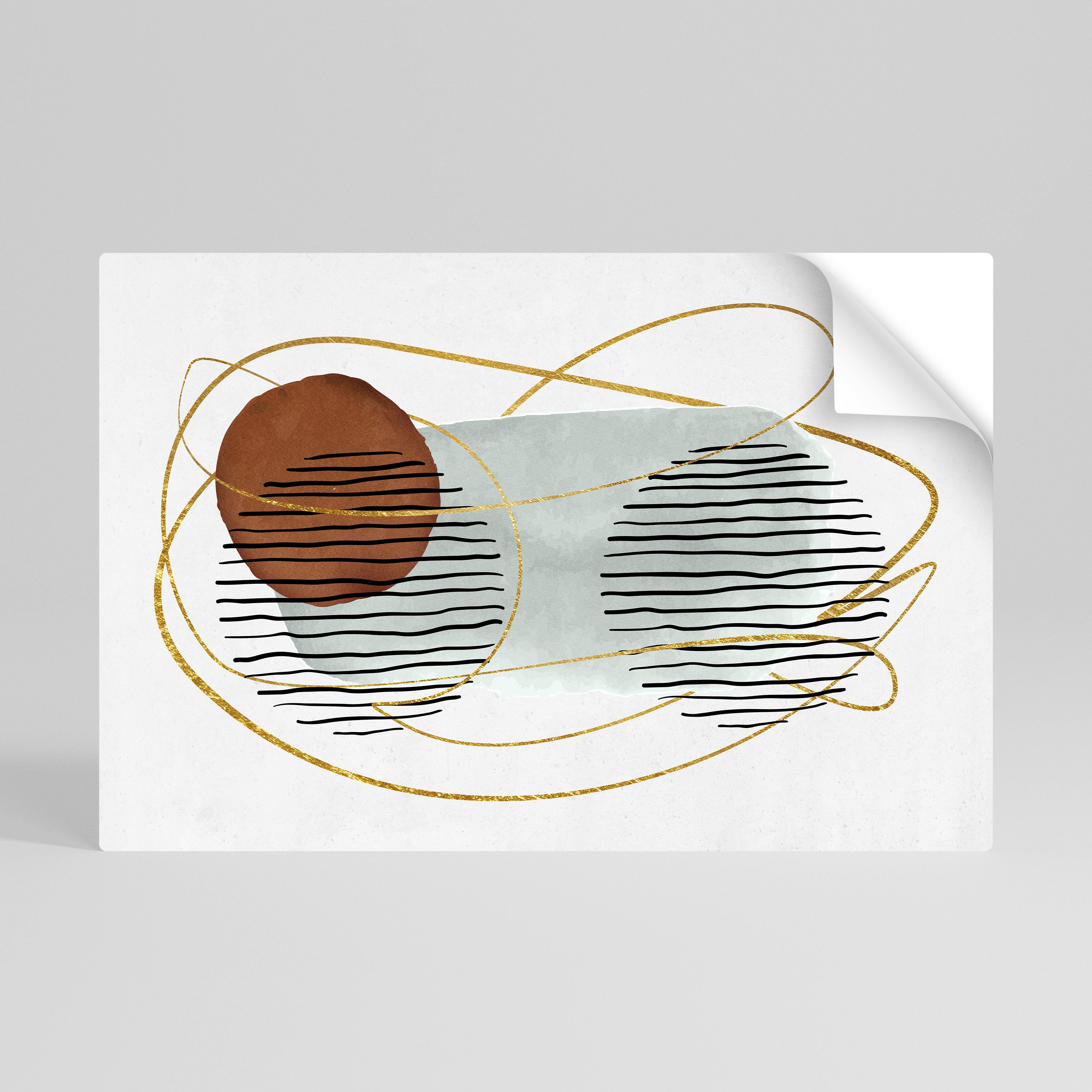 INSLAGNA I FORM, skalbar och självhäftande affisch