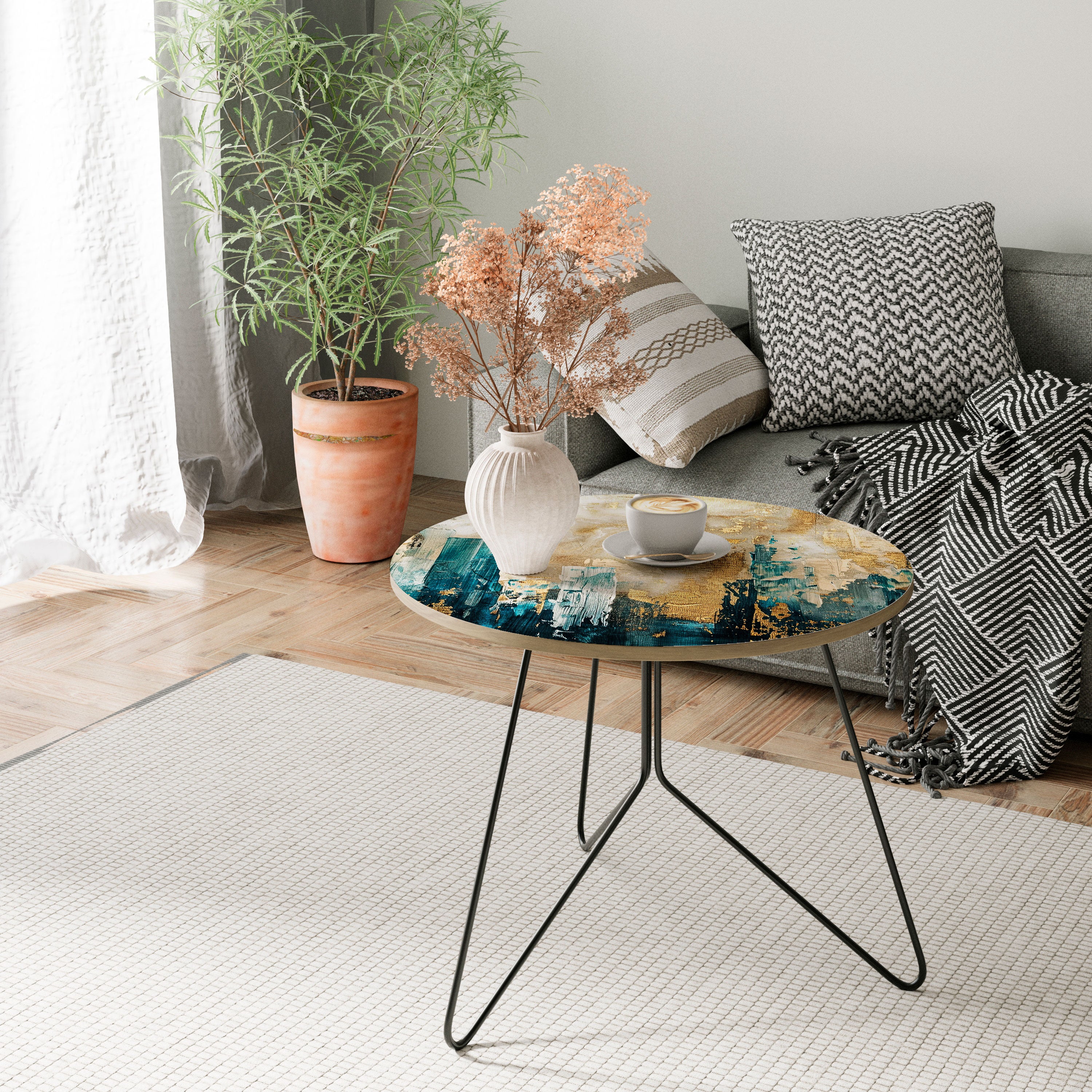 TOWN COLLAPSE Large Coffee Table
