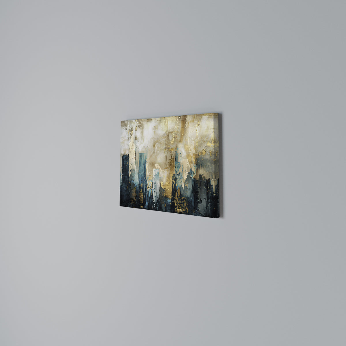 TOWN COLLAPSE Horizontal Canvas Print