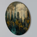 TOWN OBSCURE Round Wall Art