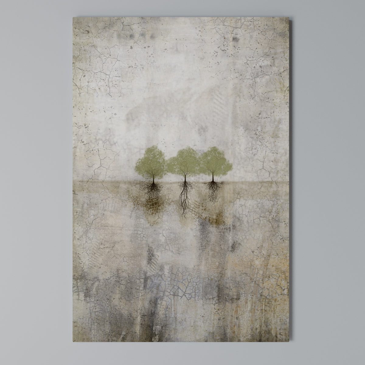 ROOTS OF TIME Vertical Canvas Print