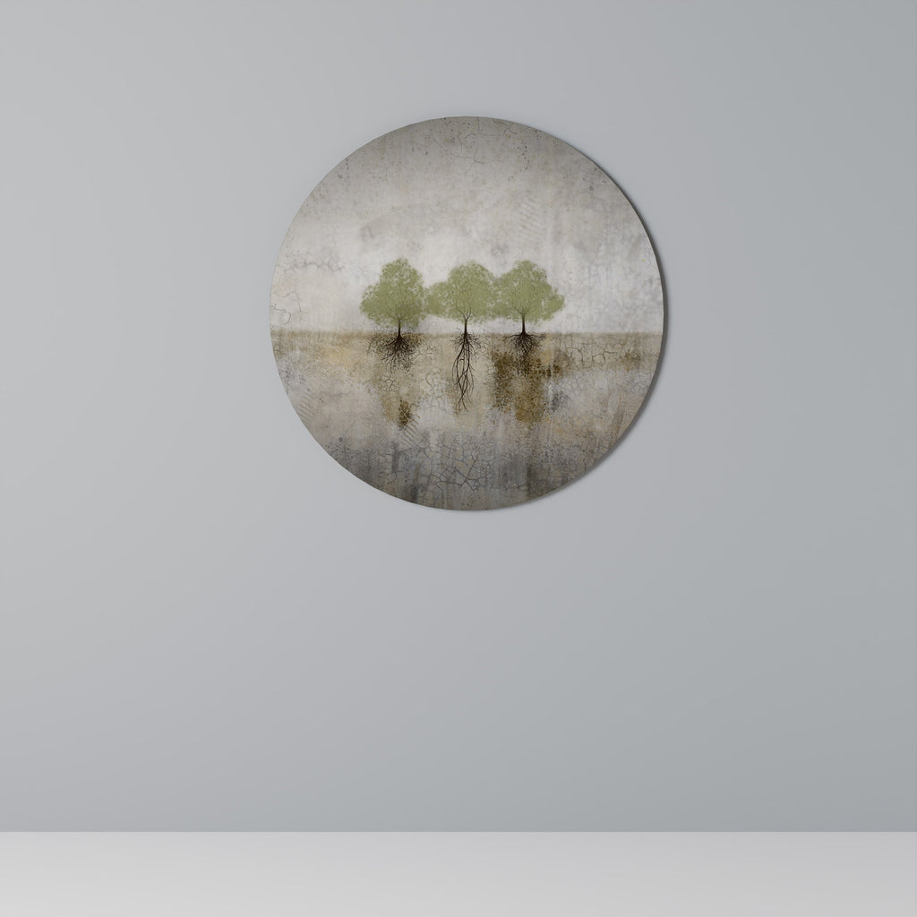 RÖTTER TID Rund Väggdekoration