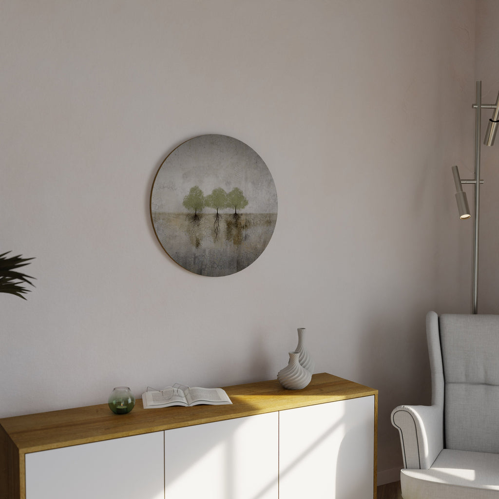 RÖTTER TID Rund Väggdekoration