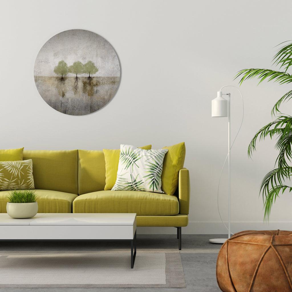 RÖTTER TID Rund Väggdekoration